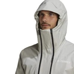 ADIDAS PERFORMANCE Adidas Funktionsjacke Terrex Primeknit (wasserdicht) Hellgrau Herren -LaufPro Verkäufe adidas FT6874 Terrex Jacke203 900x900 1