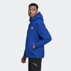ADIDAS PERFORMANCE Adidas Regenjacke BSC 3S RAIN.RDY Royalblau Herren -LaufPro Verkäufe adidas GE5866 BSC 3S Rain Jacke 3 1200x1200 1