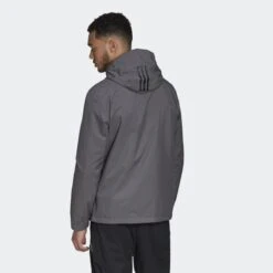 ADIDAS PERFORMANCE Adidas Regenjacke BSC 3S RAIN.RDY Grau Herren -LaufPro Verkäufe adidas GE5867 BSC 3S Rain Jacke 3 1200x1200 1