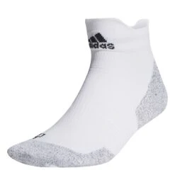 ADIDAS PERFORMANCE Adidas Laufsocke Ankle Run Grip Weiss - 1 Paar