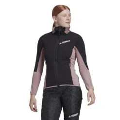 ADIDAS PERFORMANCE Adidas Fleecejacke Techrock Flooce Wind Hooded Schwarz Damen -LaufPro Verkäufe adidas HF8852 Flooce Fleecejacke202 1200x1200 1