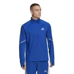 ADIDAS PERFORMANCE Adidas Lauf-Langarmshirt Everydayrun Half-Zip Oberteil Blau Herren -LaufPro Verkäufe adidas HK5641 Laufshirt Langarm203 1200x1200 1