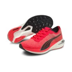 Puma Laufschuhe Deviate Nitro (Dämpfung) Rot Damen