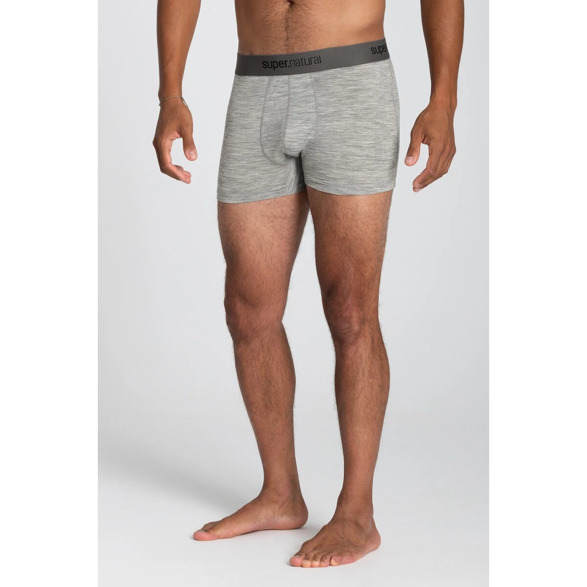 Super.natural Super Natural Boxershort Base Mid 175g - Merinowolle - Unterwäsche Hellgrau Herren 3 Super.natural Super Natural Boxershort Base Mid 175g - Merinowolle - Unterwäsche Hellgrau Herren